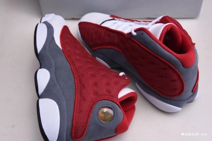 RED RETRO JORDAN - 13 FLINT GYM GREY 0928